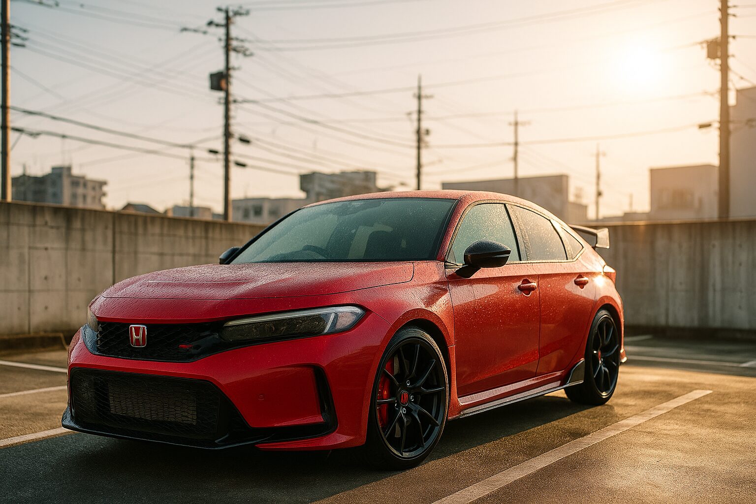 シビック タイプ r 駐 車場 入ら ない イメージ