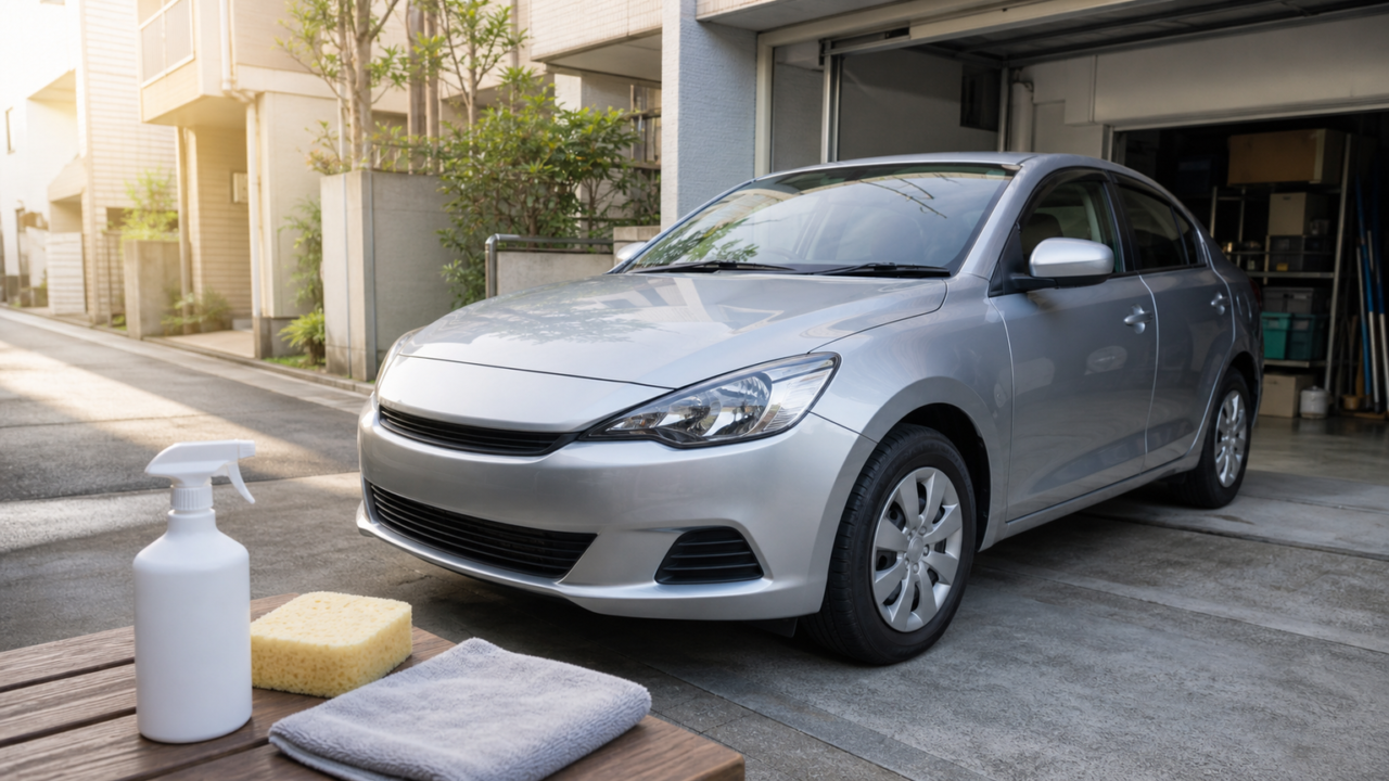 車ボディにパーツクリーナーは使える？塗装を守る脱脂・洗浄用品の選び方