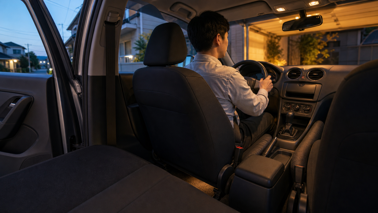 車のシート隙間クッションは実車採寸と非干渉確認で決める